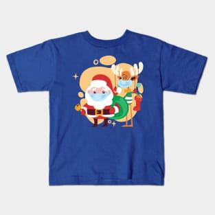 Masked Santa Claus Kids T-Shirt